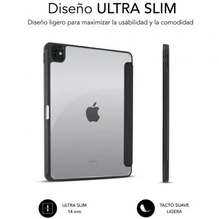 Subblim Funda Clear Shock Case para iPad Pro 11 pulgadas 2024 M4 Negra Subblim Funda Clear Shock Case para iPad Pro 11 pulgadas 2024 M4 Negra
